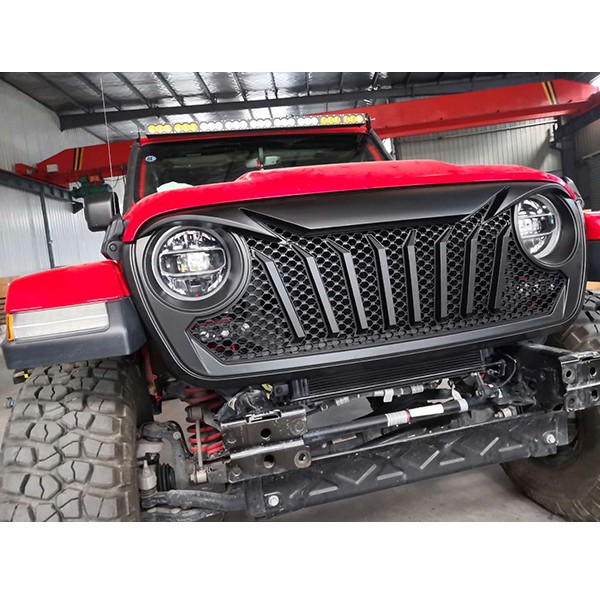 2018 Jeep Wrangler JL MEG Grille JL JT Shark Grille