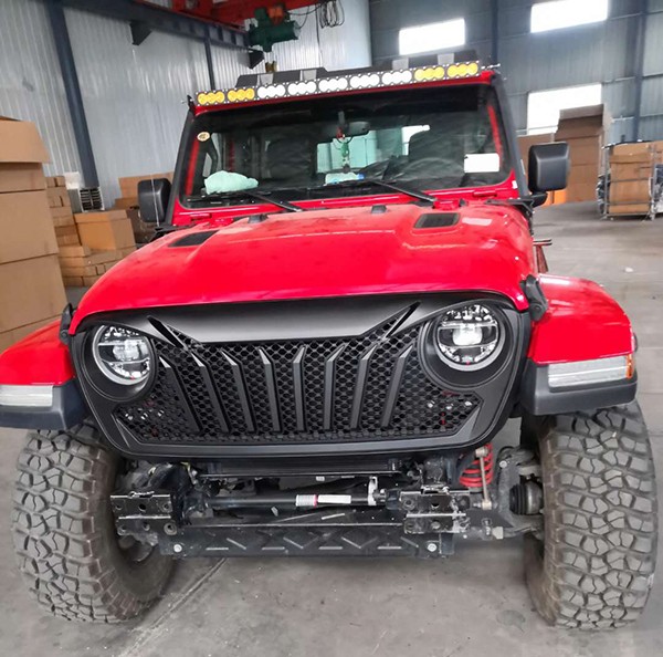 2018 Jeep Wrangler JL MEG Grille JL JT Shark Grille